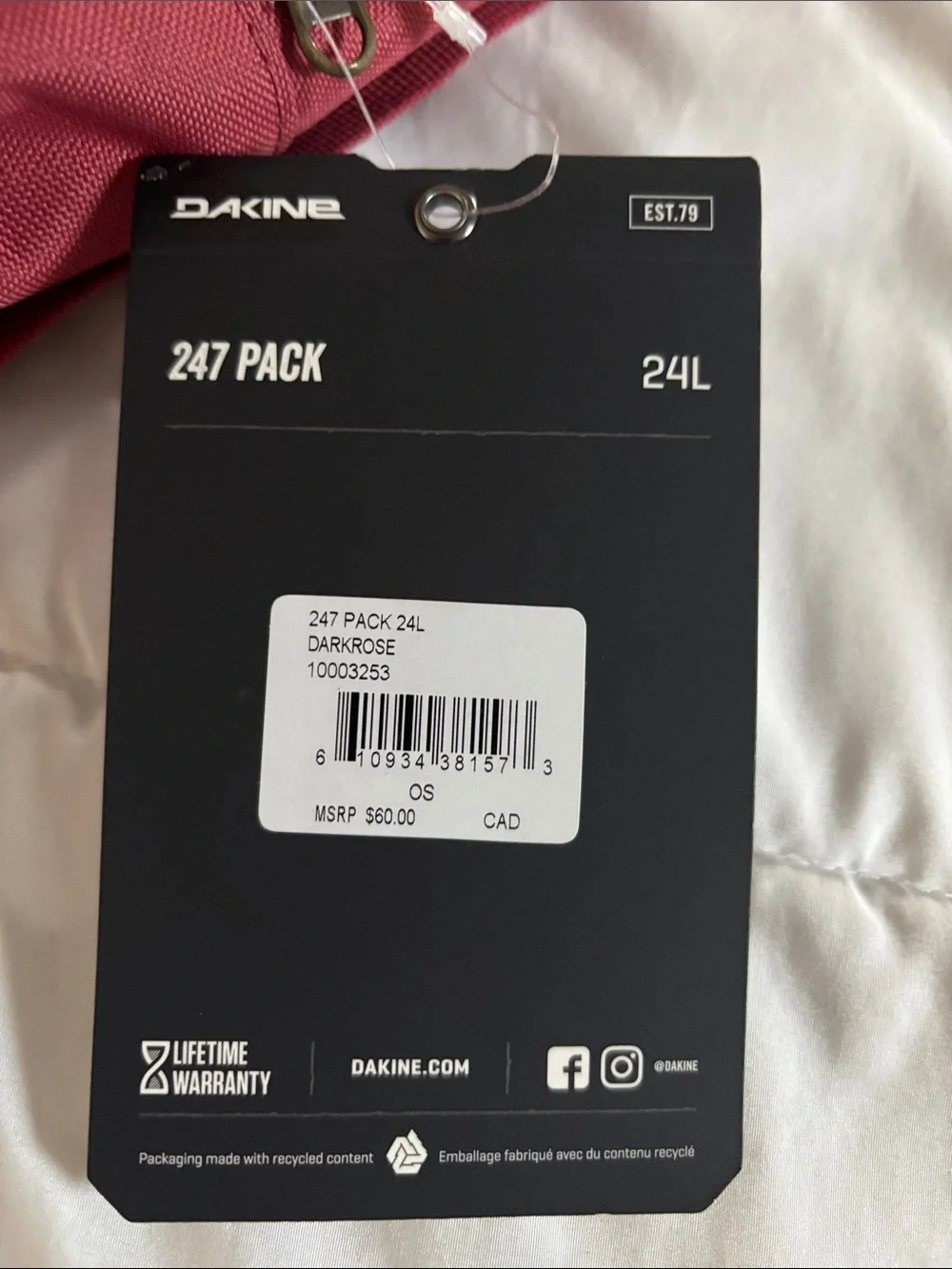 Dakine simple roomy